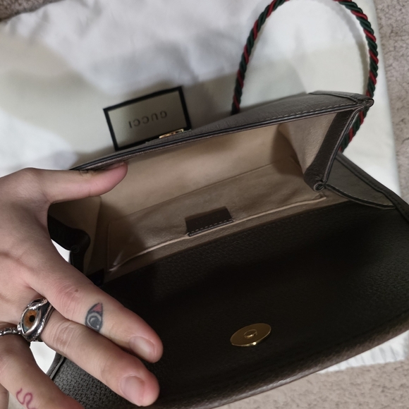 Gucci Rajah leather handbag - Picture 5 of 7